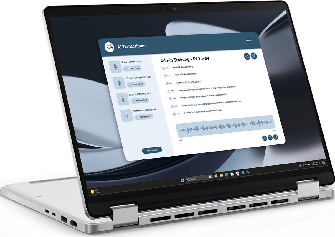 Dell 14 Plus Windows laptop for students with productivity apps open